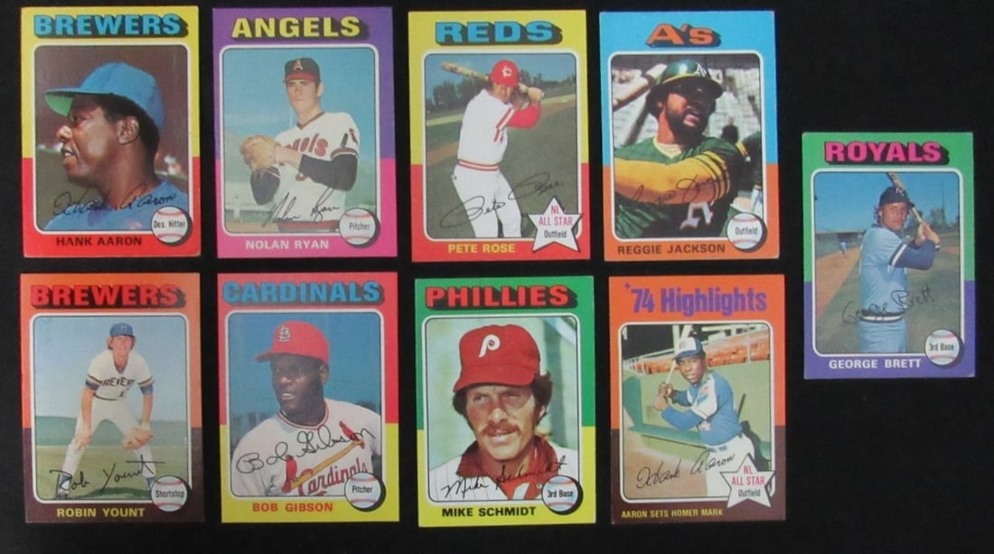 Ryan 198120 - 1975 TOPPS Baseball Complete Set (660) Aaron - Yount - Brett (1 of 4)