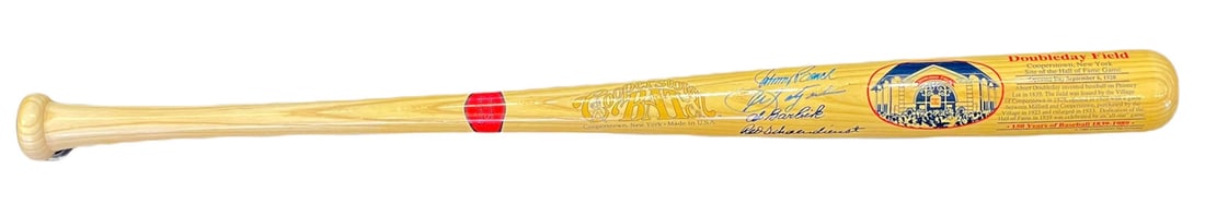 (Beckett) Doubleday Field Autographed Cooperstown Stadium Series Bat: (Beckett) Doubleday Field Autographed Cooperstown Stadium Series Bat Get ready to own a piece of baseball history with the Beckett Doubleday Field Autographed Cooperstown Stadium Series Bat, signed