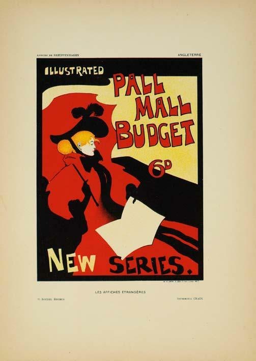 Vintage Poster: Palla Mall by Geiffenhagen (1897) for Affiches Etrangeres: Vintage Poster: Palla Mall by Geiffenhagen (1897) for Affiches Etrangeres Experience the elegance of Art Nouveau with this stunning vintage poster, Palla Mall by Geiffenhagen (1897), printed for