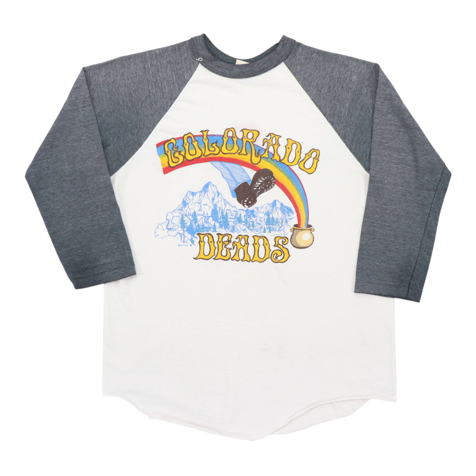 Grateful Dead 1974 Colorado Deads Jersey Shirt: Grateful Dead 1974 Colorado Deads Jersey Shirt Score big with this authentic 1974 Grateful Dead Colorado Deads Jersey Shirt, boasting vintage front and back graphics that scream '70s rock 'n' roll. Ma