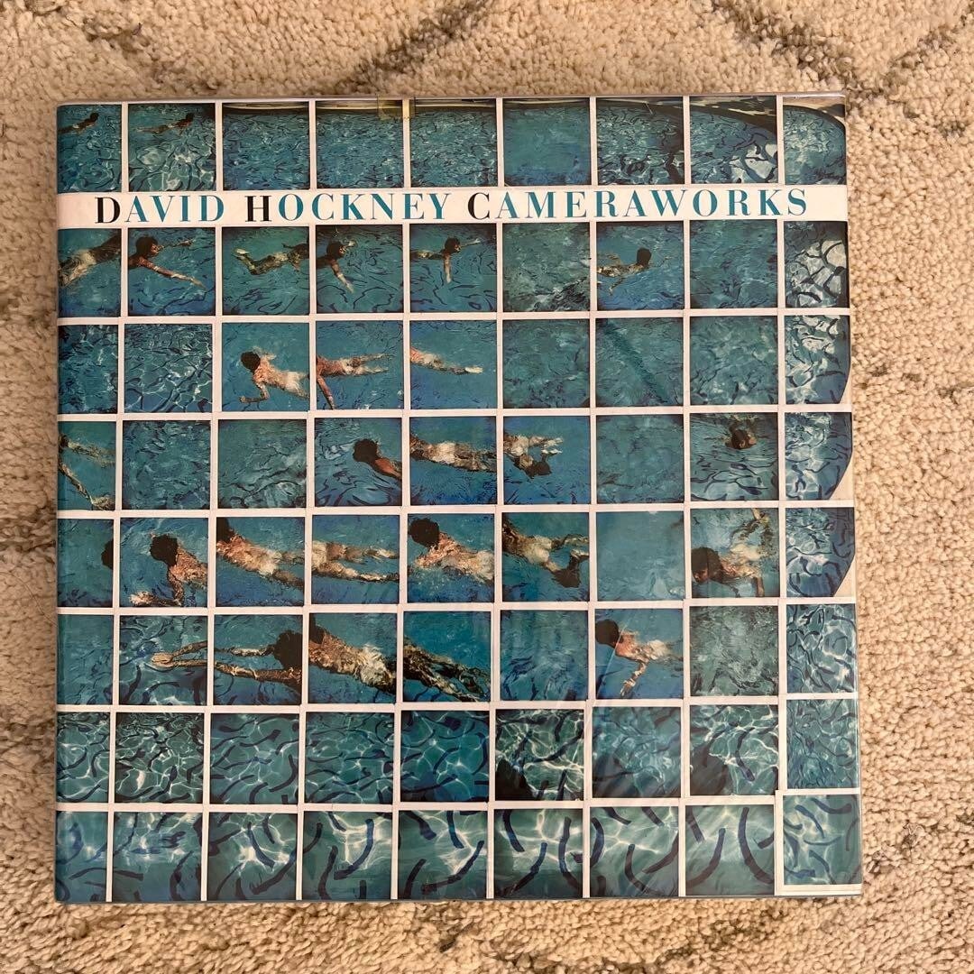 DAVID HOCKNEY RARE 1984 1ST ED " CAMERAWORKS Vintage Photo Book: DAVID HOCKNEY RARE 1984 1ST ED " CAMERAWORKS Vintage Photo Book A rare and highly sought-after collector's item, David Hockney's 1984 first edition "Cameraworks" photo book is a masterpiece of modern