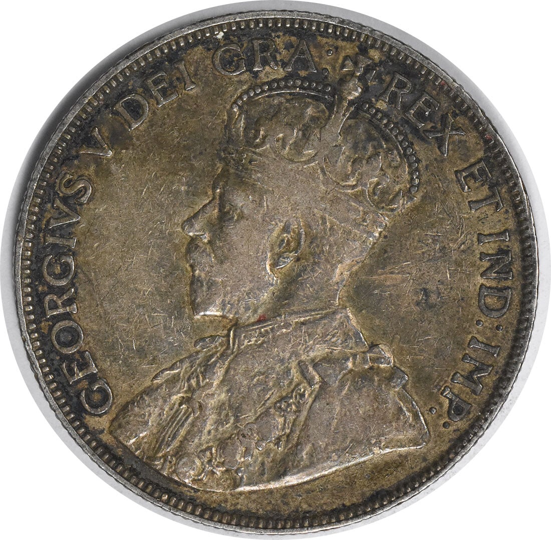 Uncertified 1914 Canada 50 Cents KM25 VF (1 of 2)