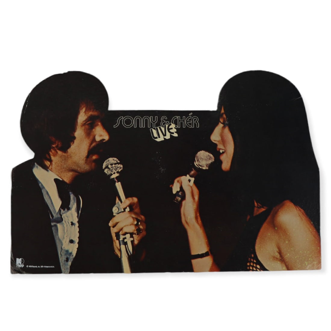 Sonny & Cher 1971 Live Counter Display: Sonny & Cher 1971 Live Counter Display Get ready to relive the iconic 1970s with this original 1971 Sonny & Cher Live Counter Display, a true vintage treasure that showcases the duo's enduring popular