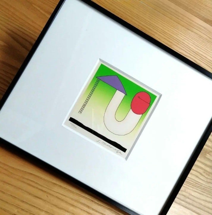 Box Sadamasa Motonaga From the Purple Triangle Silkscreen Signed ED500 With (1 of 10)