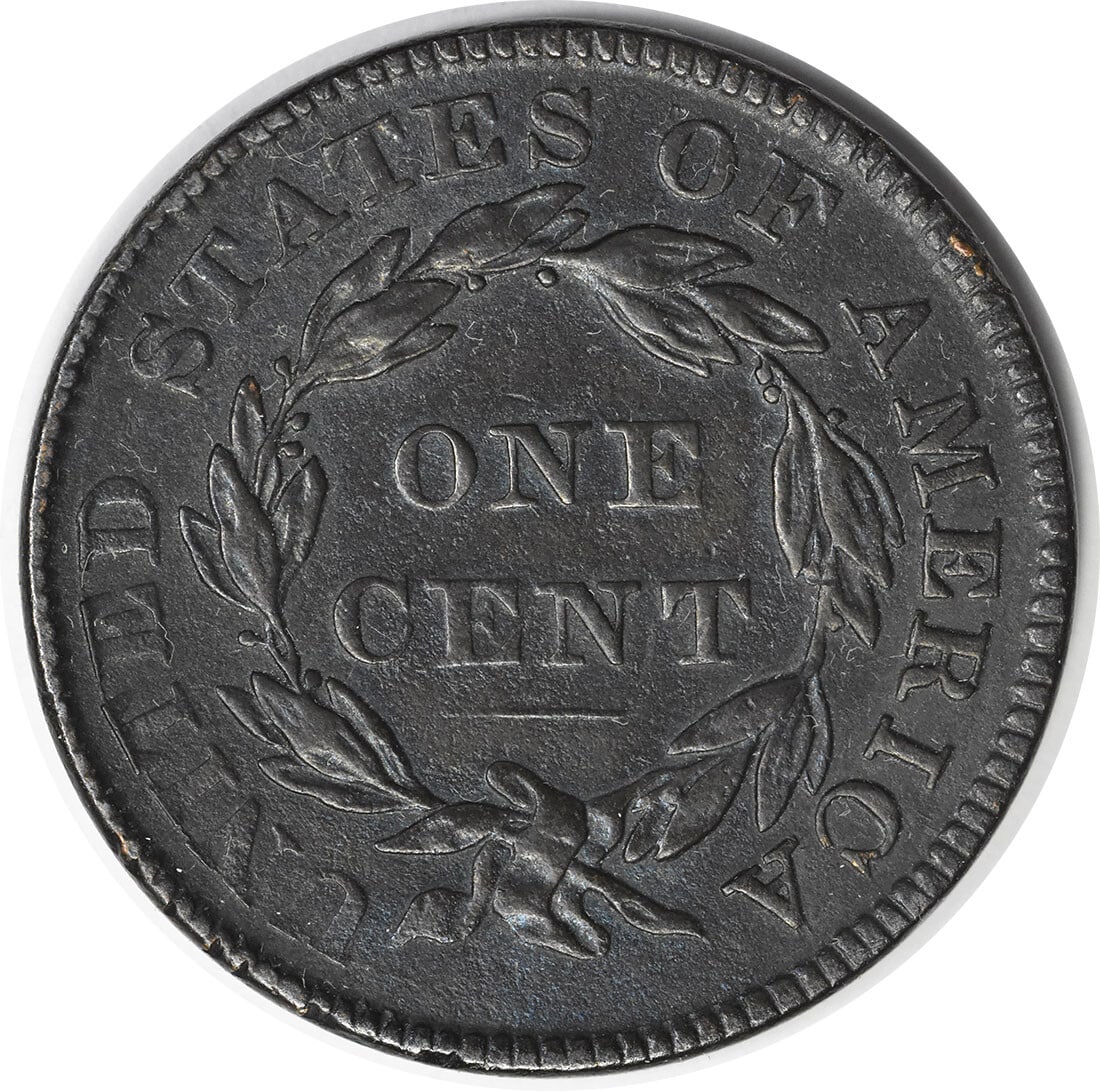 Uncertified 1835 Large Cent VF - 2