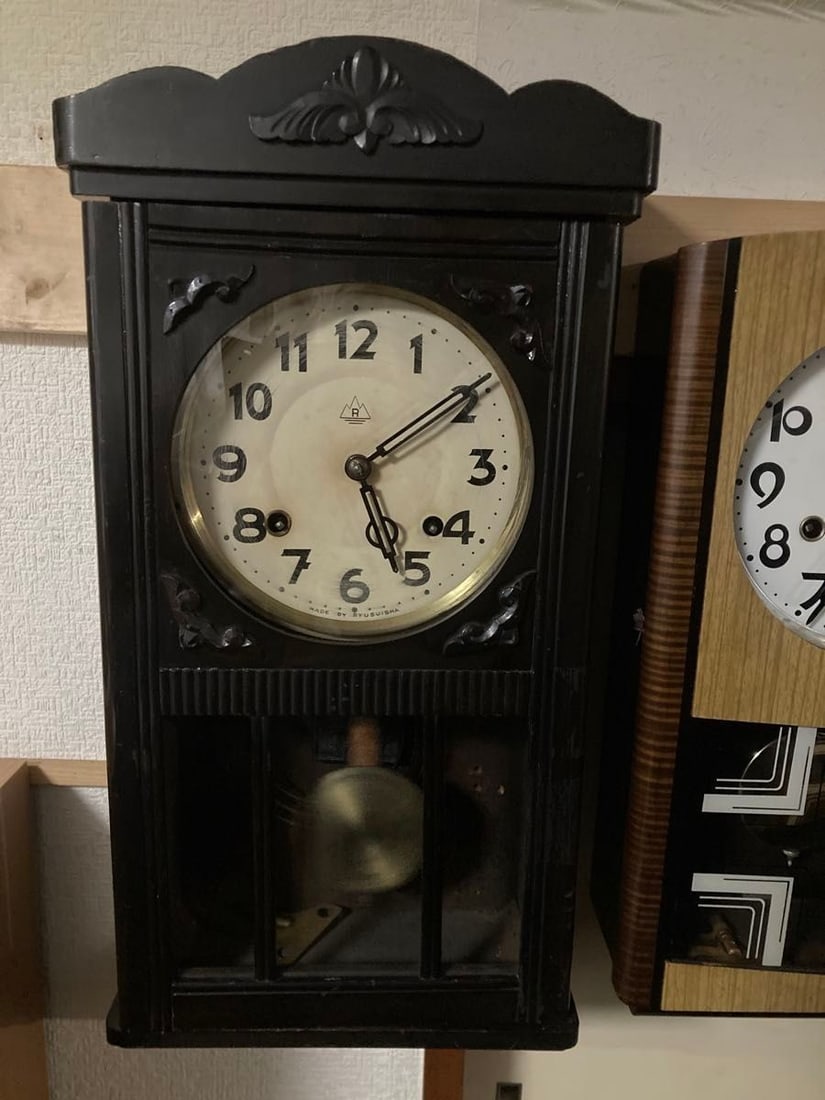 Ryusuisha Antique Grandfather Clock 8Day Bonbon Working Pendulum Rare (1 of 11)