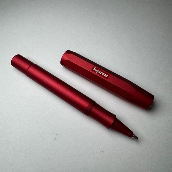 Instrument Supreme Kaweco Ballpoint Pen Red Limited Edition Collectible Writing: Instrument Supreme Kaweco Ballpoint Pen Red Limited Edition Collectible Writing A rare gem for pen collectors, the Supreme Kaweco Ballpoint Pen is a limited edition masterpiece crafted in Japan. Its s