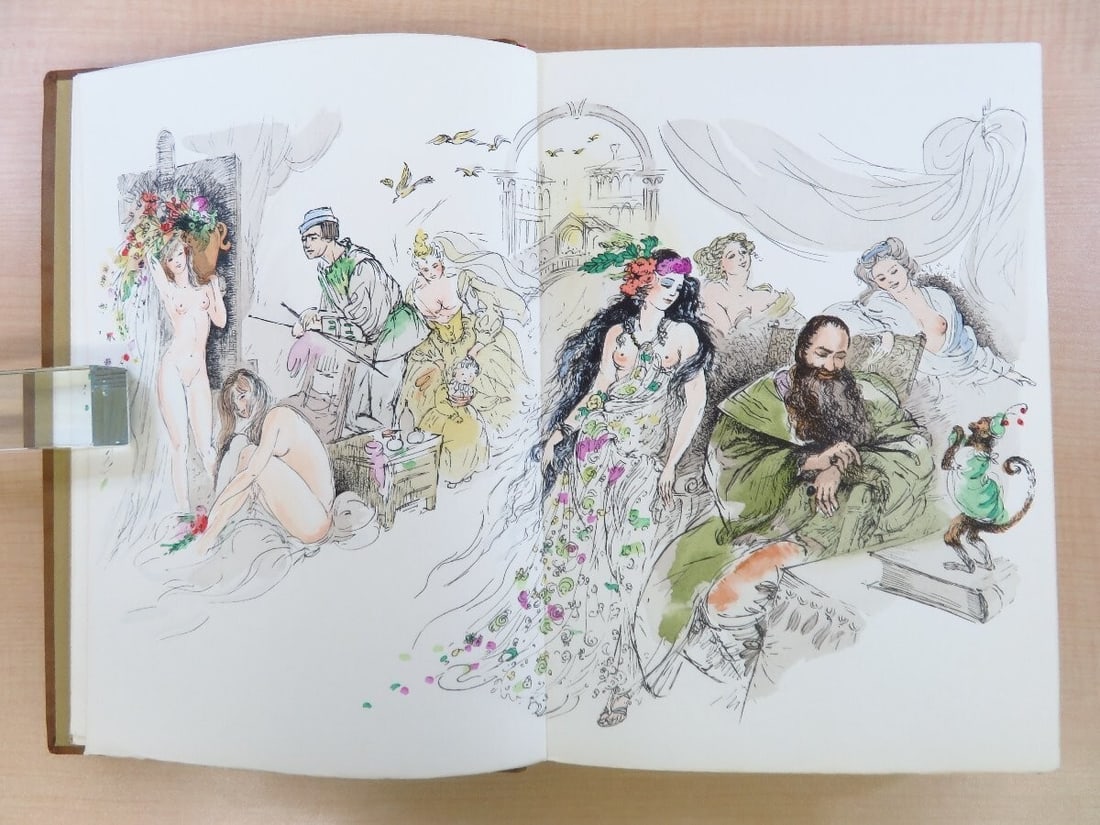 Dor L'oeuvre du DIVIN ARETIN 1st Edition 1970 Les Editions de l'Ibis Amandine: Dor L'oeuvre du DIVIN ARETIN 1st Edition 1970 Les Editions de l'Ibis Amandine Own a rare and exquisite piece of art history with the 1st Edition of Amandine Dore's Dor L'oeuvre du DIVIN ARETIN, publis