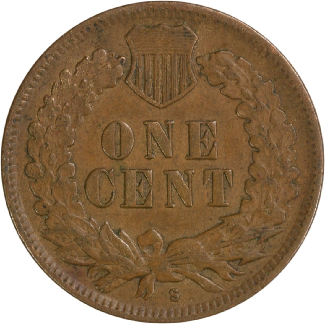 Uncertified 1908-S Indian Cent EF - 2