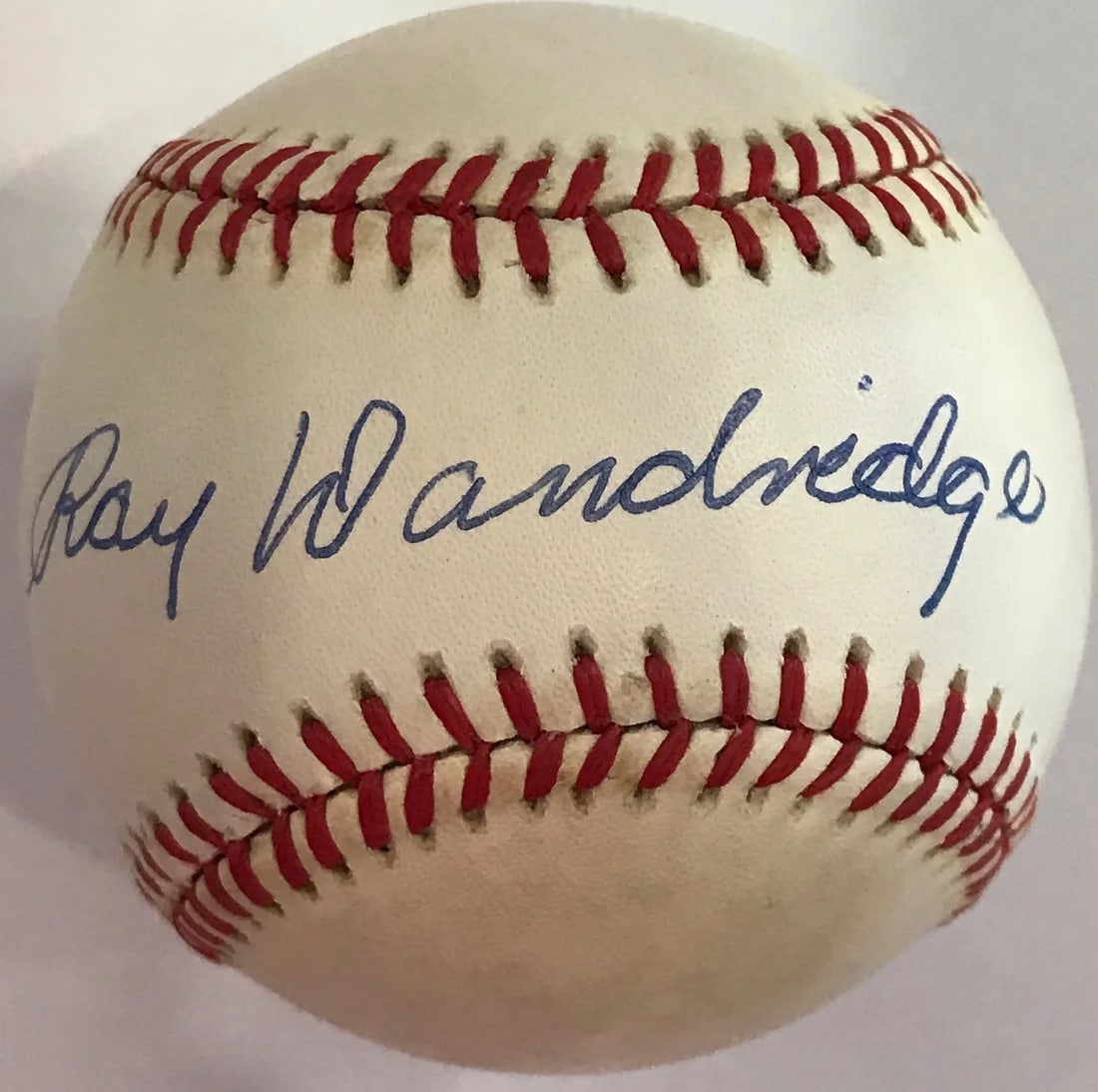 (JSA) Ray Dandridge Autographed Official National League Baseball: (JSA) Ray Dandridge Autographed Official National League Baseball Own a piece of baseball history with this autographed official National League William White baseball, signed by the legendary Ray