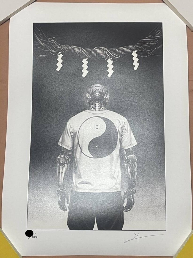 autographed edition of 250 - Shohei Otomo Zeitgeist Print: autographed edition of 250 - Shohei Otomo Zeitgeist Print Own a unique piece of art from the legendary manga creator Shohei Otomo, featuring his iconic Zeitgeist print. This autographed edition of 250