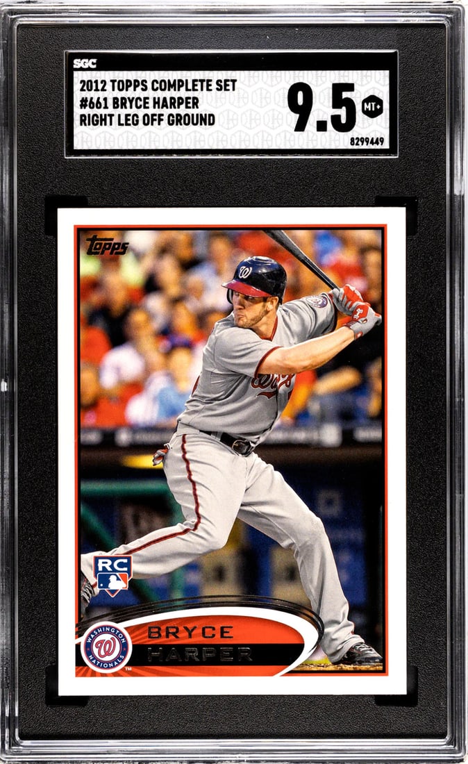 Bryce Harper 2012 Topps Complete Set #661 (SGC 9.5): Bryce Harper 2012 Topps Complete Set #661 (SGC 9.5) Get ready to showcase your baseball collection with the 2012 Topps Chrome Complete Set, featuring Bryce Harper in near-mint condition. This highly s