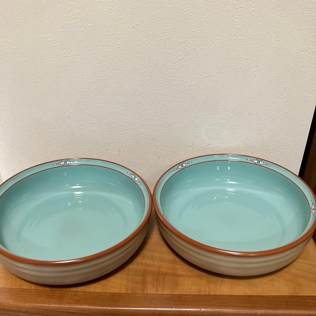 Unused - Noritake Boulder Ridge Bowls (2 pieces) - Stoneware - Turquoise - Southwest (1 of 6)
