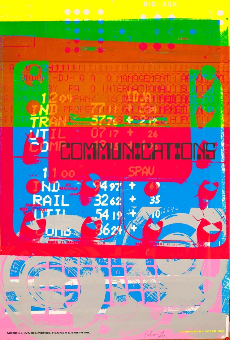 Peter Gee Signed 1969 Merrill Lynch Communications (1 of 4)