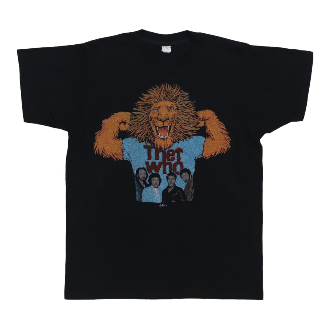 Shirt 1979 The Who Lion: Shirt 1979 The Who Lion Get ready to rock with the iconic 1979 The Who Lion shirt, a true vintage treasure from the era of punk and new wave music. This original vintage tee boasts bold front and back