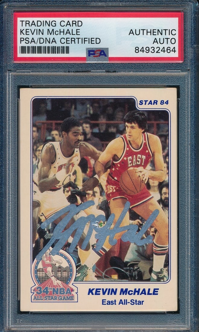 DNA 1984 Star Co. #7 Signed/ Autographed Kevin McHale HOF Boston Celtics PSA/: DNA 1984 Star Co. #7 Signed/ Autographed Kevin McHale HOF Boston Celtics PSA/ Get ready to relive the magic of the 1980s with this incredible autographed photo of Kevin McHale, one of the most iconic