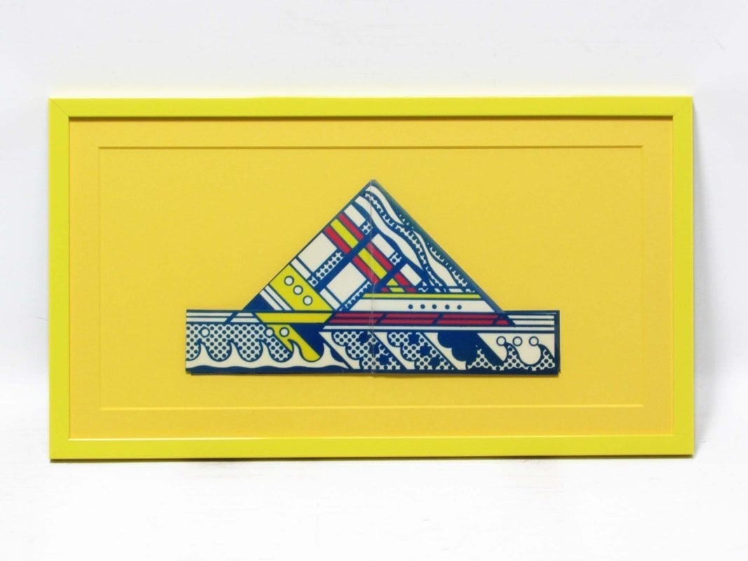 Roy Lichtenstein Folded Hat Headpiece, 1968 Pop Art (1 of 7)