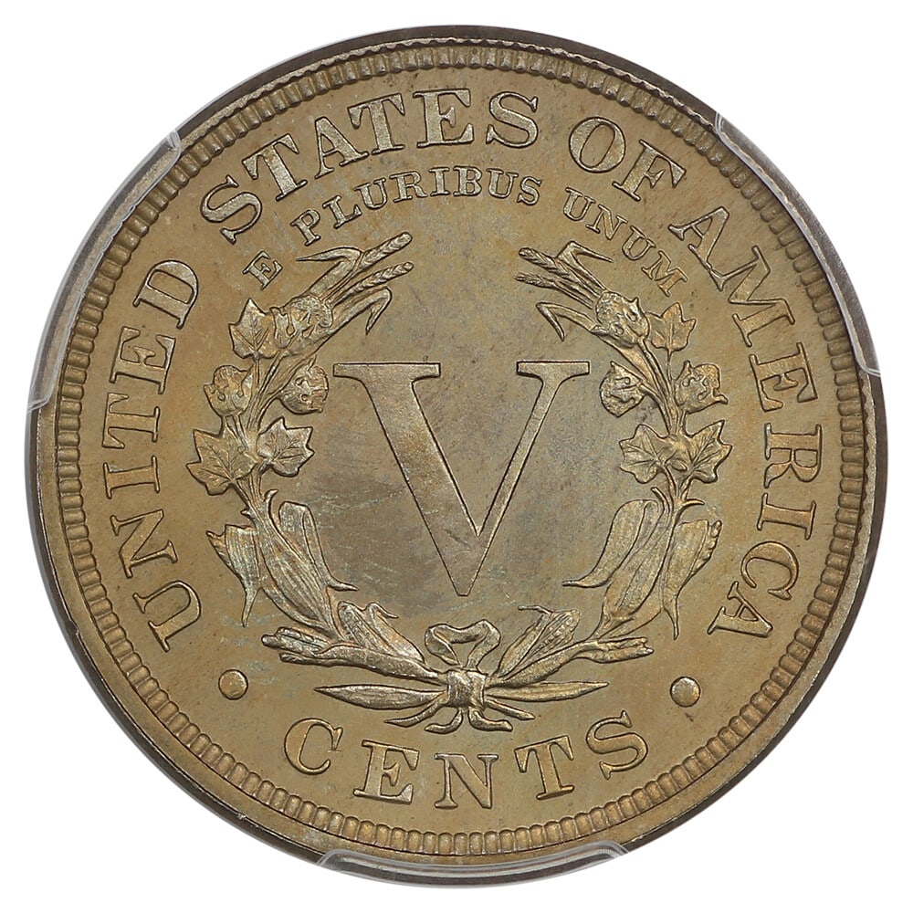 MS67 1889 5C PCGS - 4