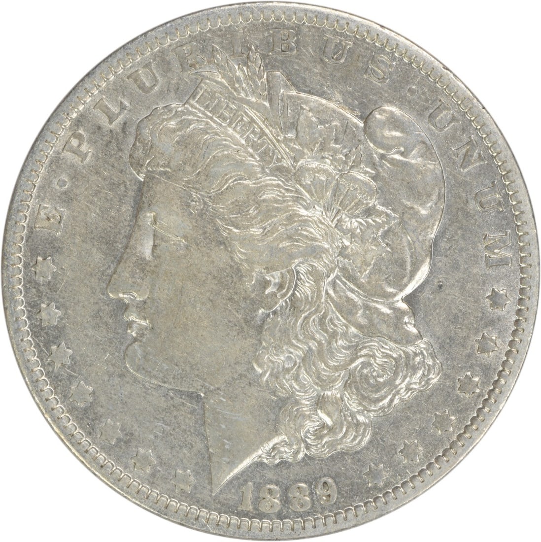 Uncertified 1889-O Morgan Silver Dollar EF (1 of 2)