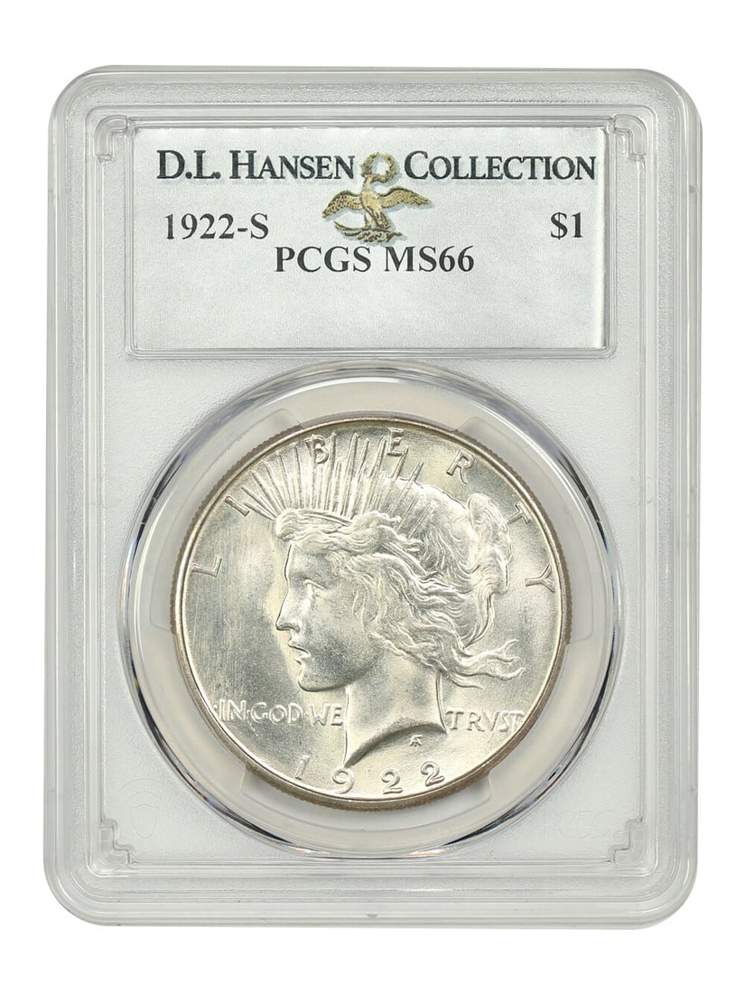 1922-S $1 MS66 PCGS
