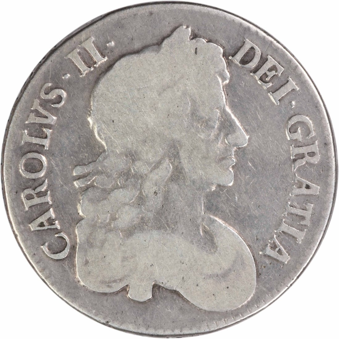 Uncertified 1679 Great Britain 1 Crown KM435 F: Uncertified 1679 Great Britain 1 Crown KM435 F A rare and historic 1 Crown coin from Great Britain, minted in 1679, with its original silver composition and circulated condition. This KM435 coin is a
