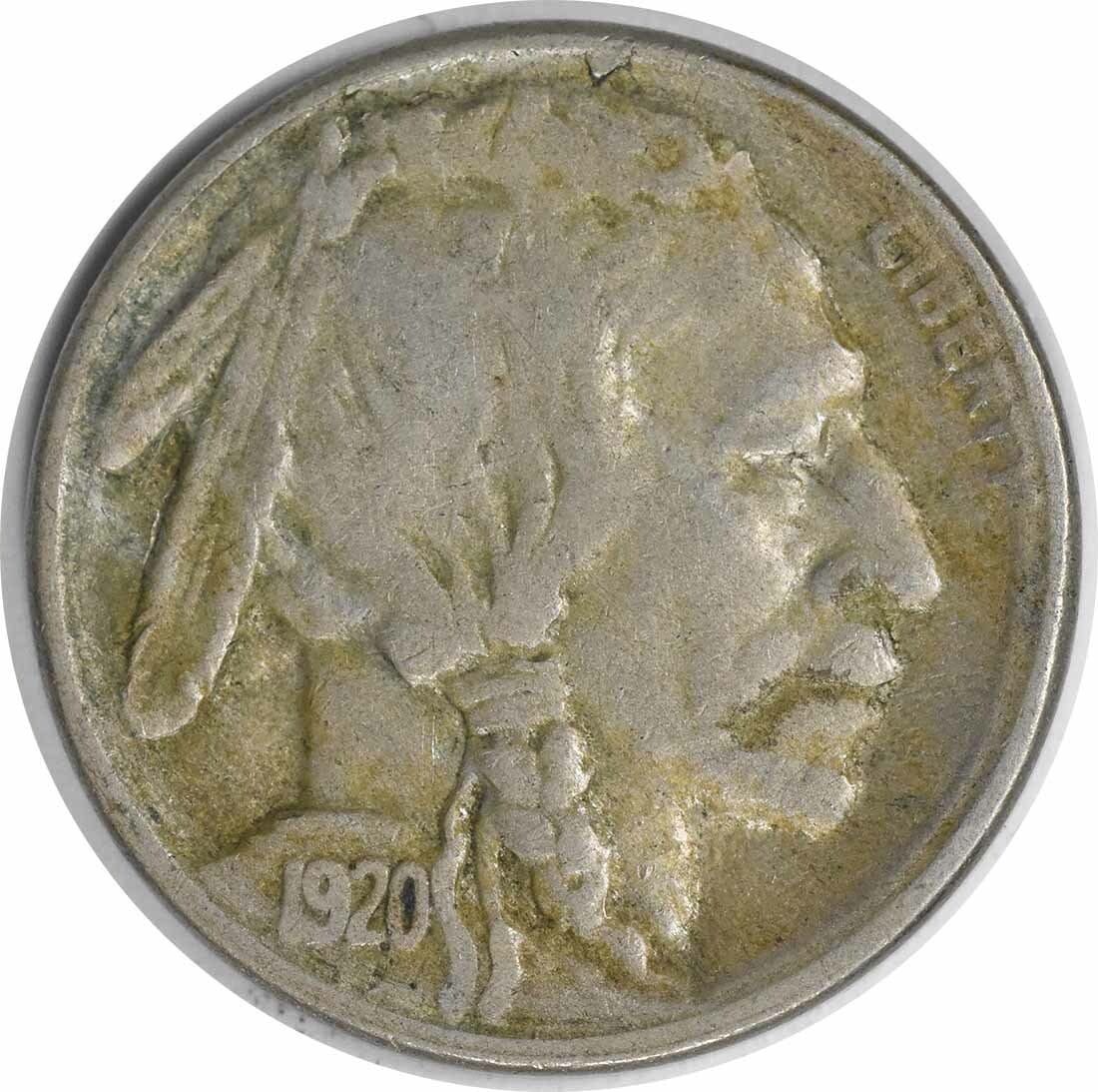 1920-S Buffalo Nickel - VF Uncertified: 1920-S Buffalo Nickel - VF Uncertified Experience the iconic design of the 1920-S Buffalo Nickel, one of the most recognizable coins in American history. With its striking image of a bison on the reve