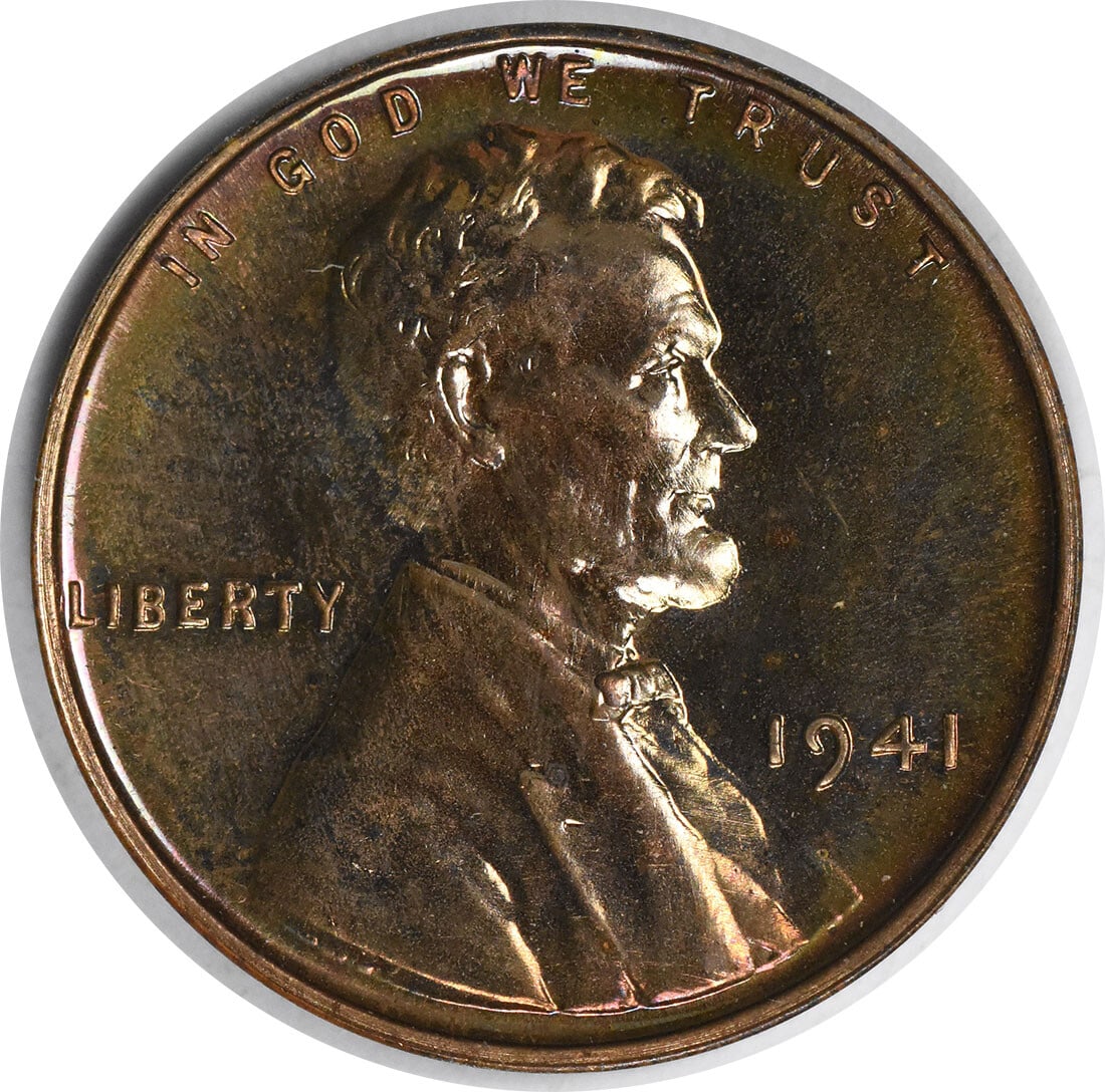 1941 Lincoln Cent Choice Proof & Uncertified: 1941 Lincoln Cent Choice Proof & Uncertified A rare and highly sought-after 1941 Lincoln Cent, certified as Uncirculated and graded Choice Proof+, this coin boasts exceptional detail and luster, makin