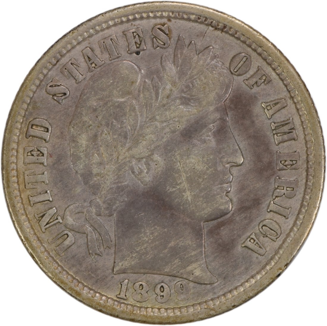 1899-O Barber Silver Dime - EF Uncertified (1 of 2)