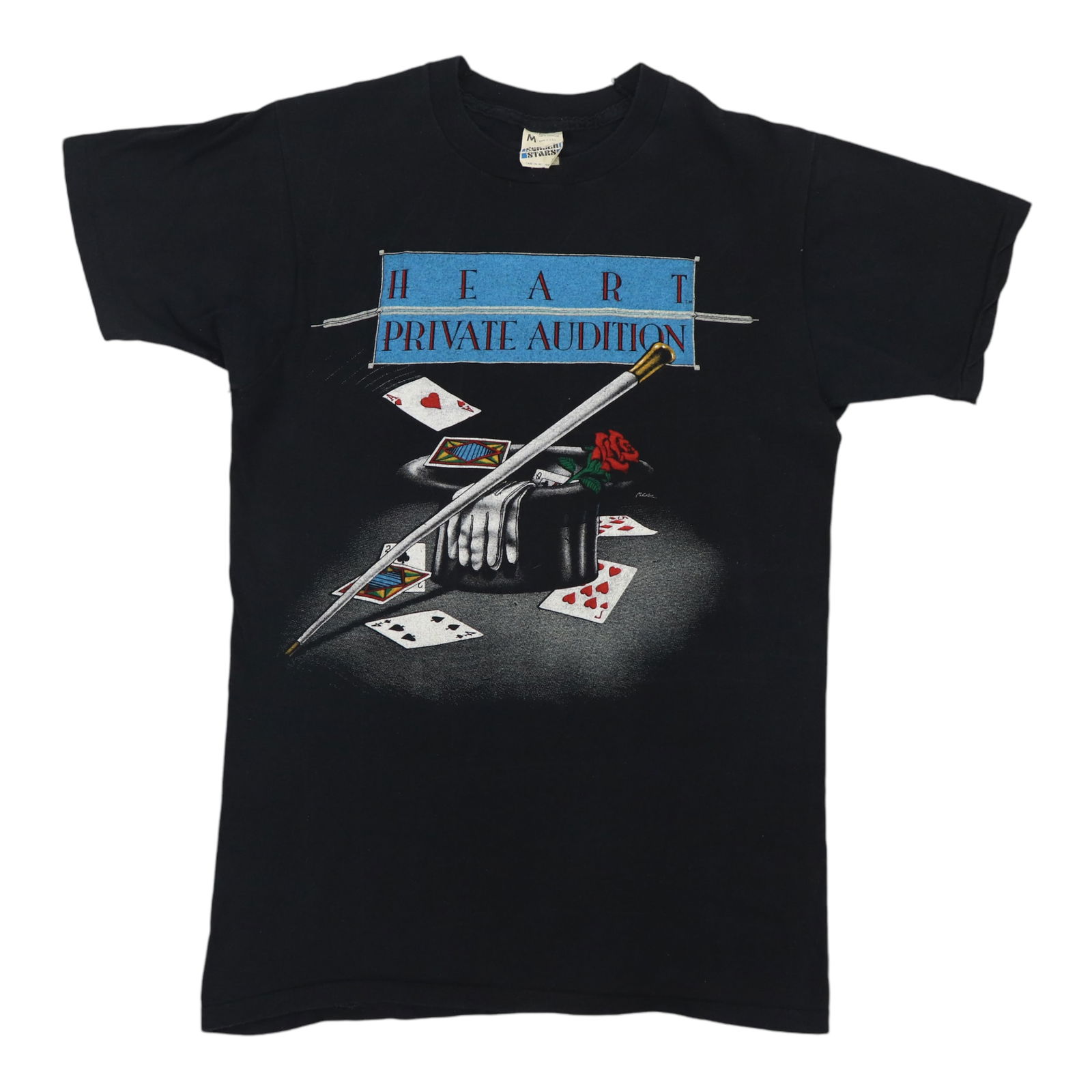 Heart Private Audition Tour Shirt 1982: Heart Private Audition Tour Shirt 1982 Get ready to rock with this iconic 1982 Heart Private Audition Tour Shirt, featuring bold front and back graphics that scream '80s punk attitude. Made from