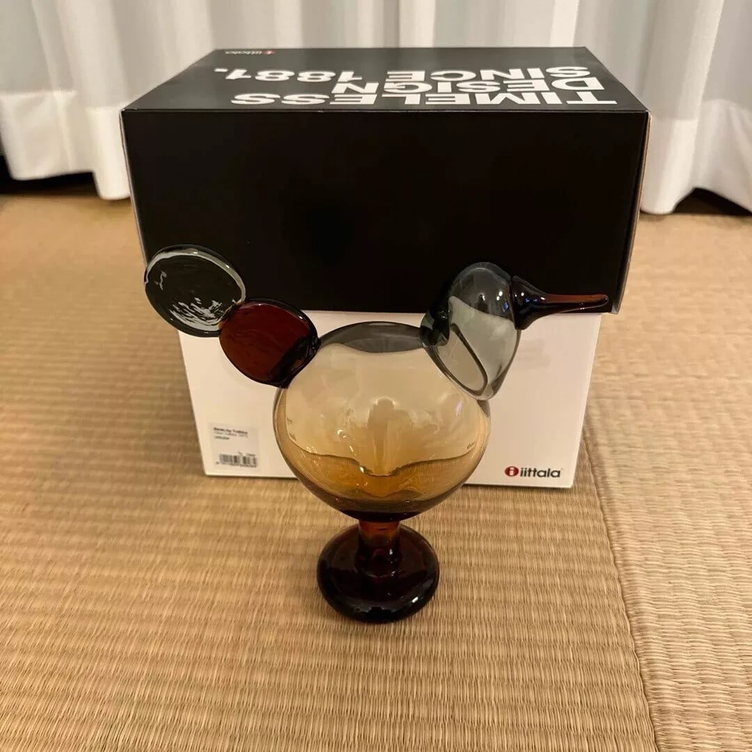 Limited iittala Uolevi Birds Designed by Oiva Toikka Finland Object w/ Box (1 of 3)