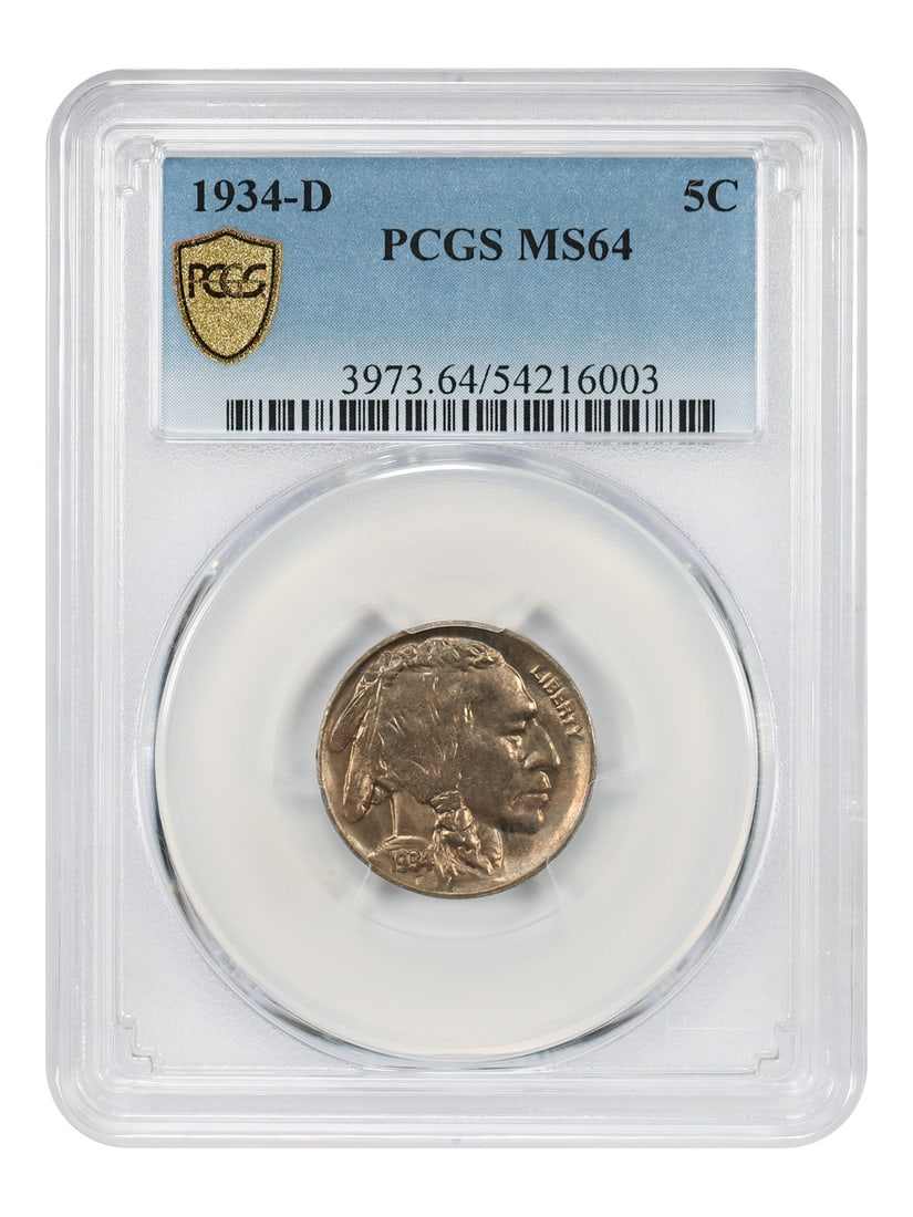 Buffalo Nickel 1934-D MS64 (PCGS) (1 of 4)