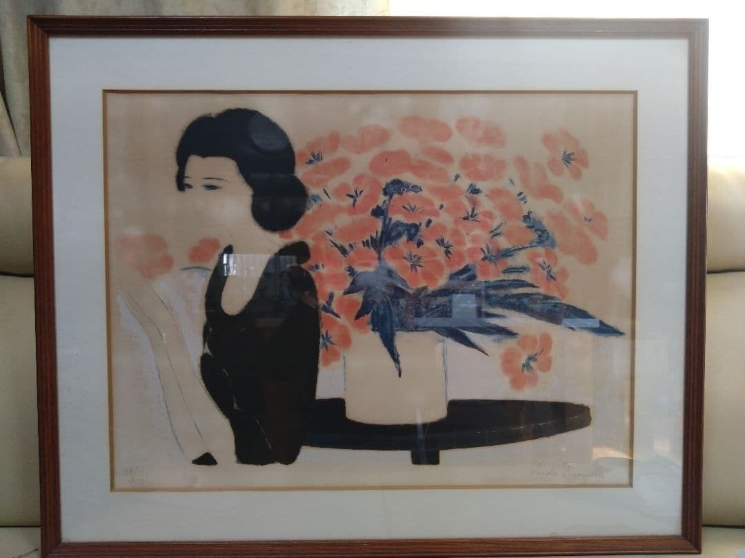 Print Andre Brasilier Rose Colored Dreams Lithograph Signed Fine Art: Print Andre Brasilier Rose Colored Dreams Lithograph Signed Fine Art Experience the captivating world of Andre Brasilier's Rose Colored Dreams lithograph, where a beautiful woman is transported to a r