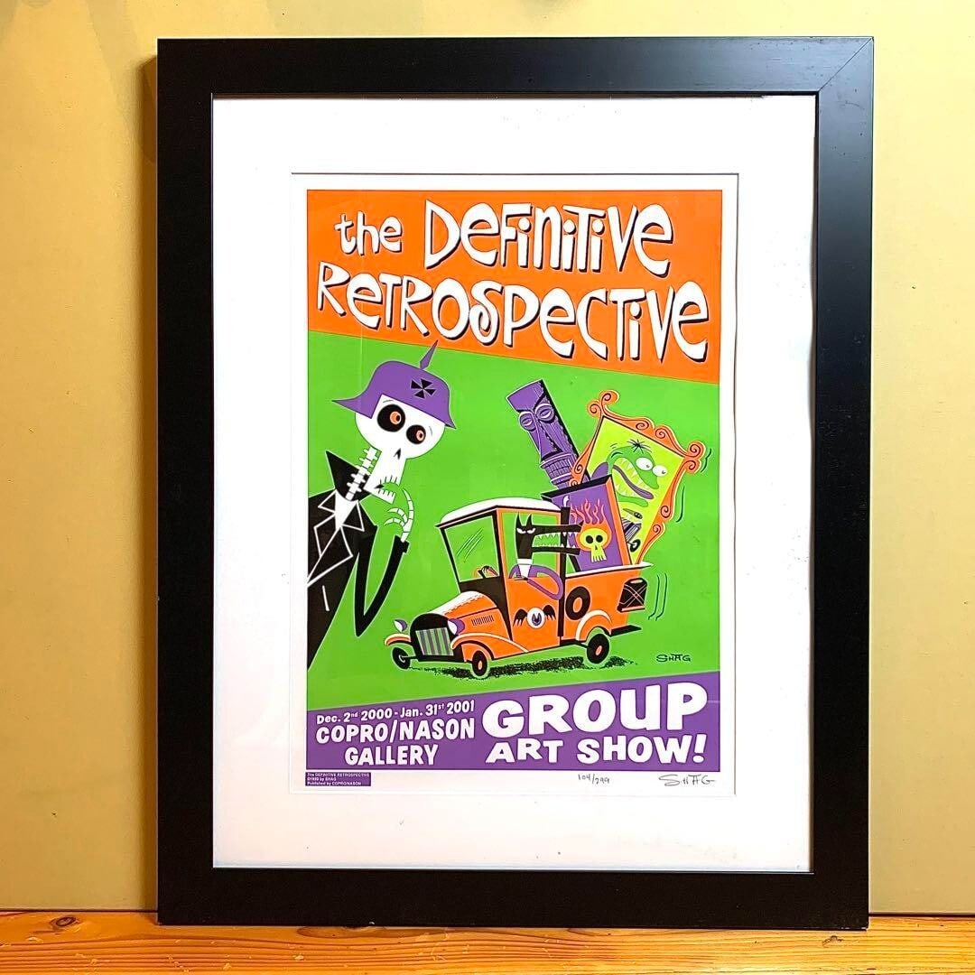 framed - SHAG Silkscreen print - limited to 299 copies - serial number included: framed - SHAG Silkscreen print - limited to 299 copies - serial number included A rare opportunity to own a piece of art history, this limited edition SHAG silkscreen print is one of only 299 copies p