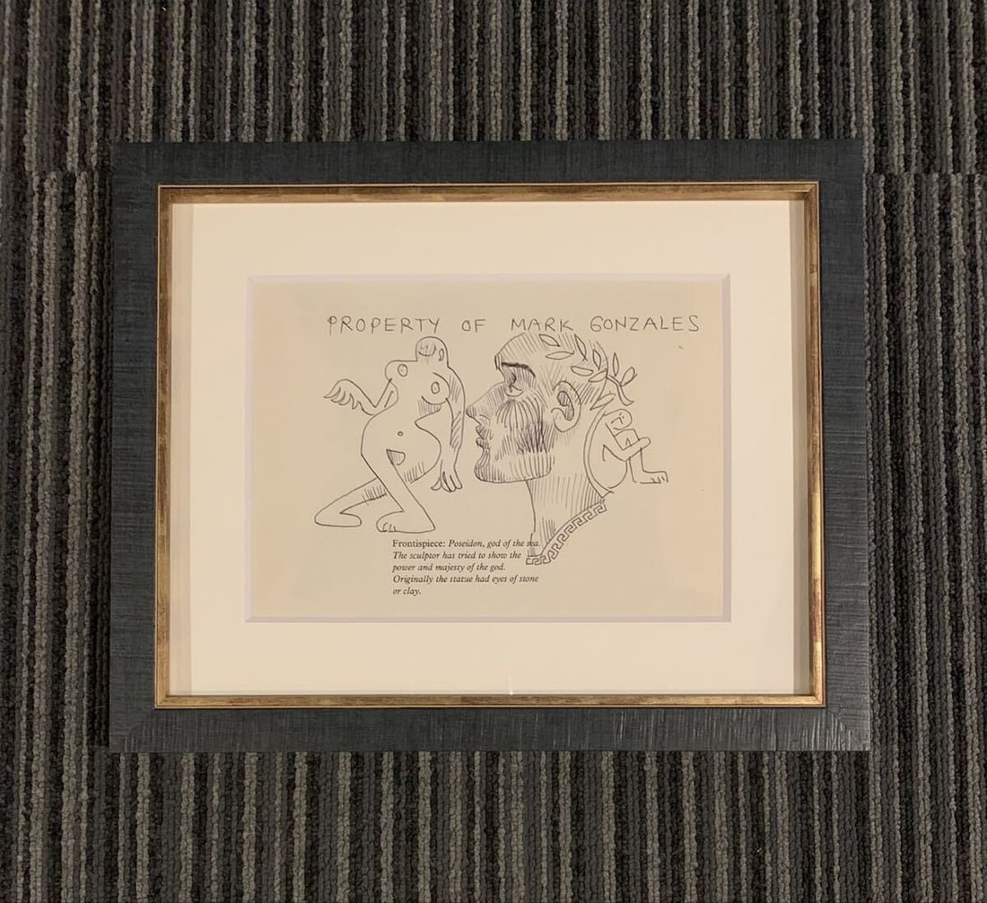 Mark Gonzales original artwork Gonz signed drawing art piece: Mark Gonzales original artwork Gonz signed drawing art piece Experience the unique energy of Mark Gonzales' original artwork, a one-of-a-kind drawing that showcases his signature street art style. Sig