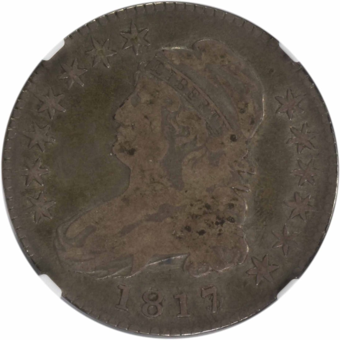 NGC 1817/ 3 Bust Half Dollar F15 - 2