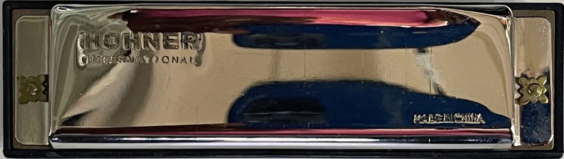 Stan Musial Autographed Harmonica & Signed Harmonica Box - 2