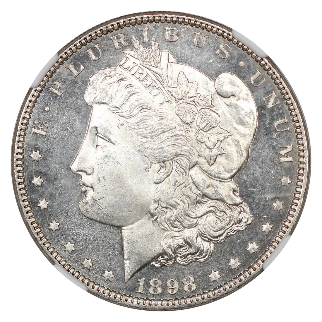Morgan Dollar (1898) MS65DMPL NGC - 3