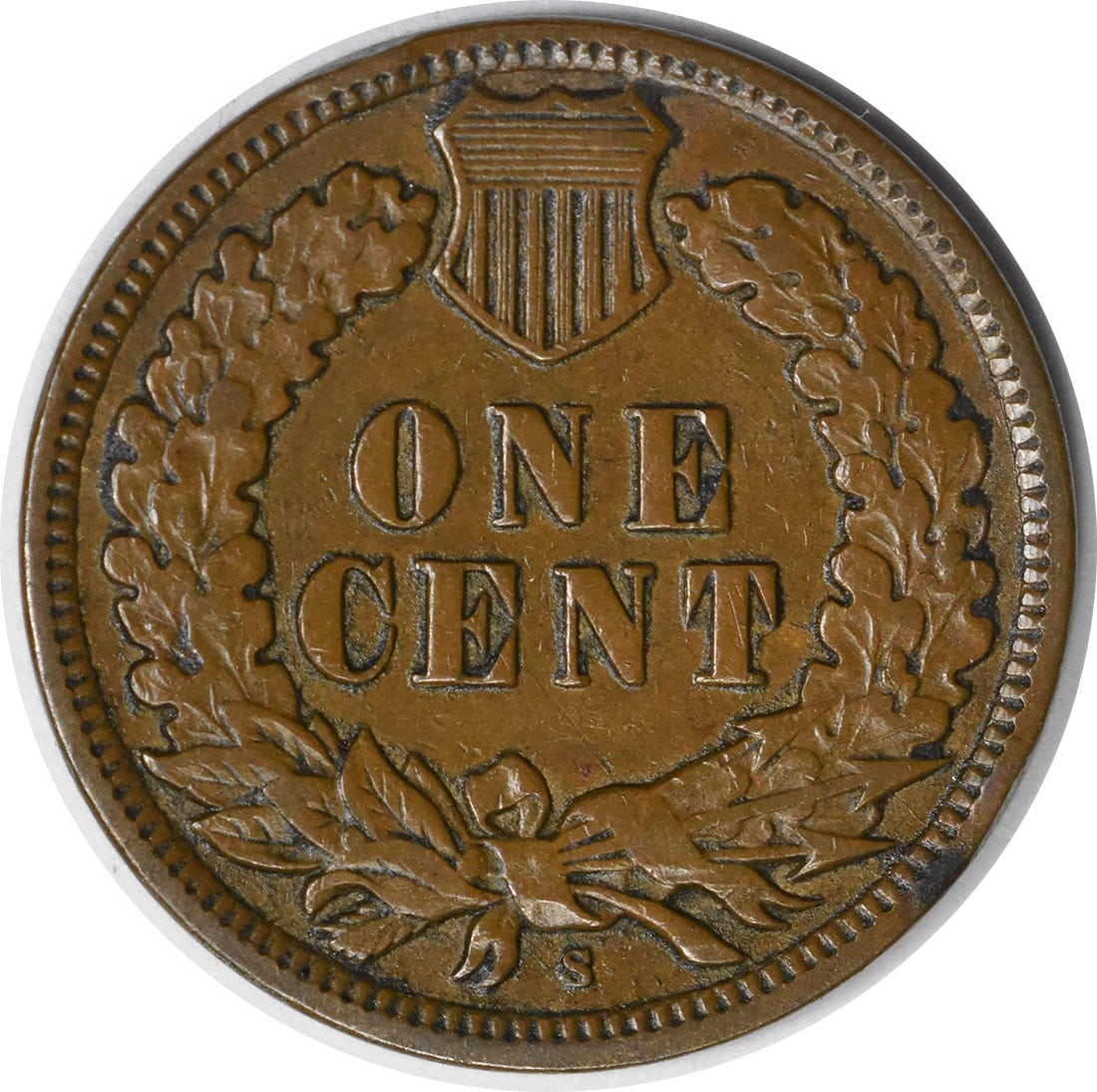 Uncertified 1908-S Indian Cent VF - 2