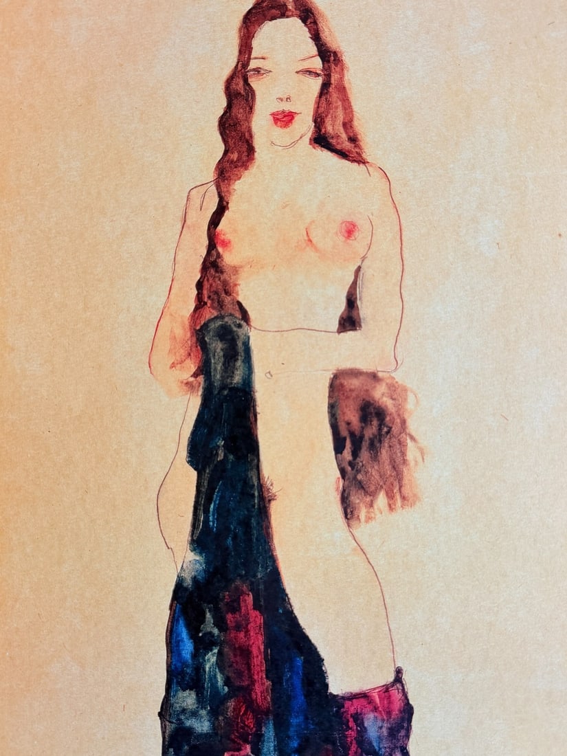 Numbered Egon Schiele Lithograph - 2