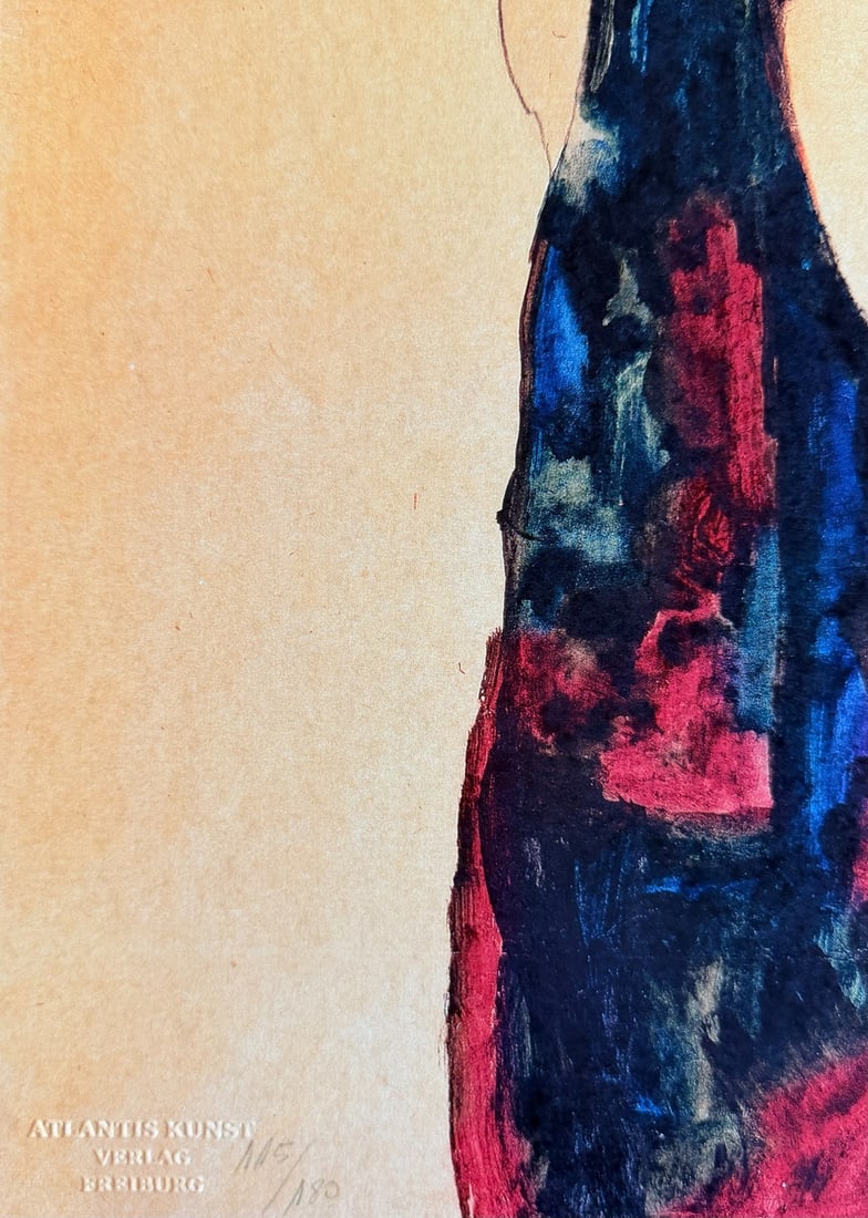 Numbered Egon Schiele Lithograph - 7