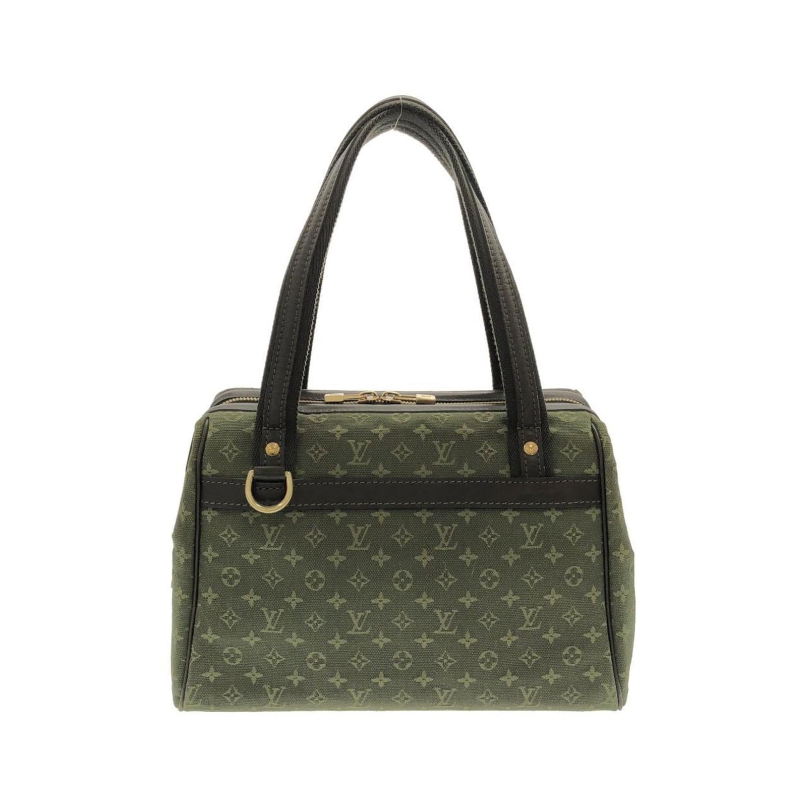 Louis Vuitton Canvas Handbag: Louis Vuitton Canvas Handbag A timeless piece of luxury, this Louis Vuitton canvas handbag boasts the iconic monogram pattern and gold hardware that defines the brand's signature style. With its dark