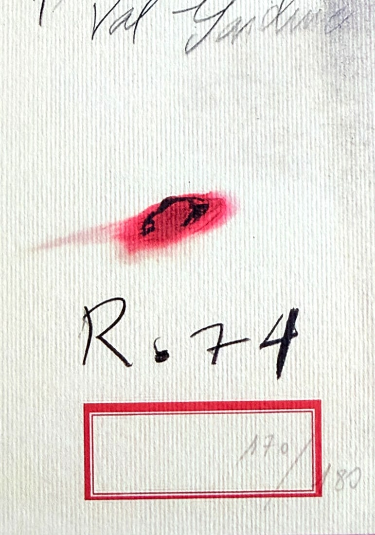 Numbered Cy Twombly Lithograph - 9