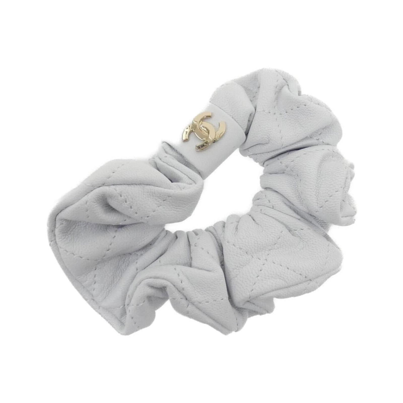 Leather Chanel Scrunchie - 2