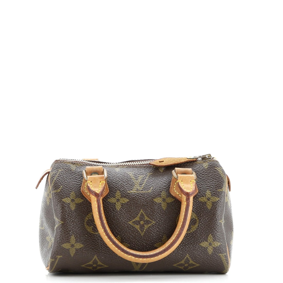 Louis Vuitton Speedy Mini HL Monogram Canvas Handbag: Louis Vuitton Speedy Mini HL Monogram Canvas Handbag A rare find for the Louis Vuitton enthusiast, this Speedy Mini HL Monogram Canvas Handbag boasts the iconic monogram pattern and timeless design