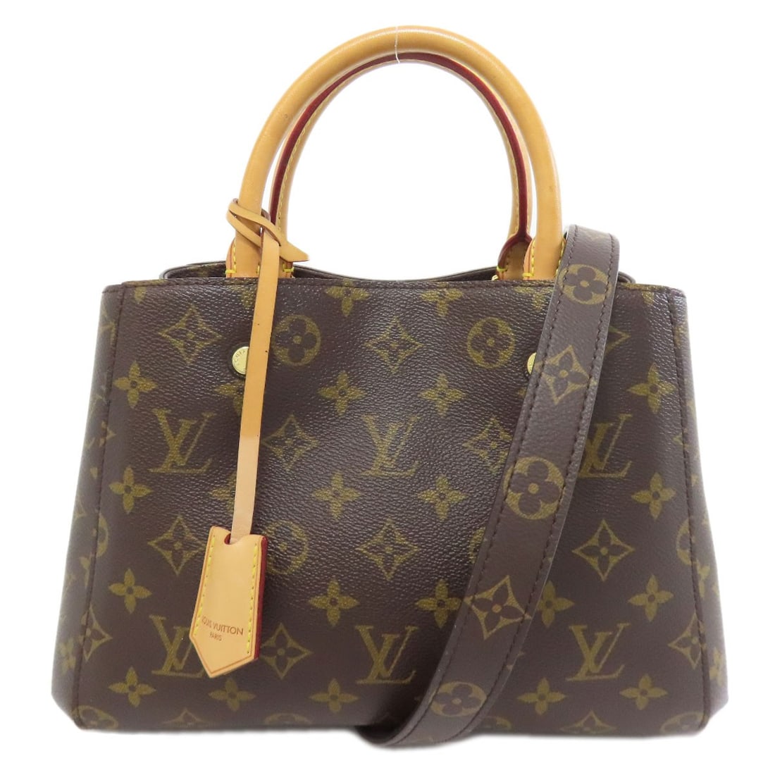 Louis Vuitton M41005 Montaigne BB Monogram Canvas Handbag: Louis Vuitton M41005 Montaigne BB Monogram Canvas Handbag Elevate your style with the iconic Louis Vuitton M41005 Montaigne BB Monogram Canvas Handbag, crafted in France from high-quality monogram