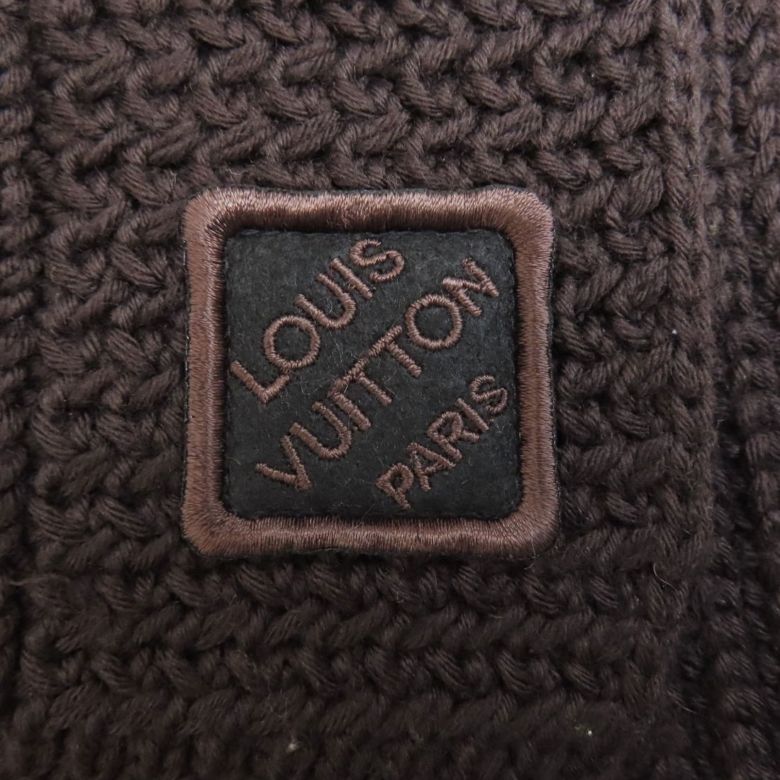 wool LOUIS VUITTON Logo Damierpattern Scarf - 3