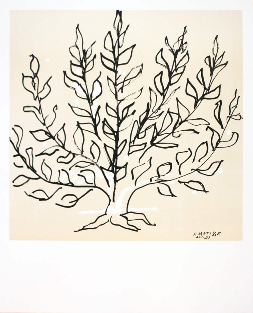 Henri Matisse Le Buisson (33.5" x 26.75") Lithograph, 2015: Henri Matisse Le Buisson (33.5" x 26.75") Lithograph, 2015 Experience the vibrant beauty of Henri Matisse's Le Buisson, a stunning lithograph from 2015. Measuring 33.5 x 26.75 inches, this modern mast