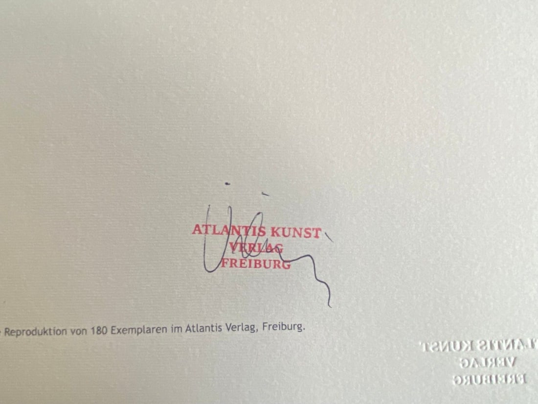 Numbered Claude Monet Lithograph - 11