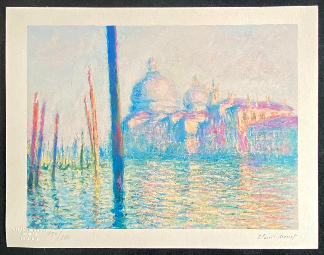 Numbered Claude Monet Lithograph - 2