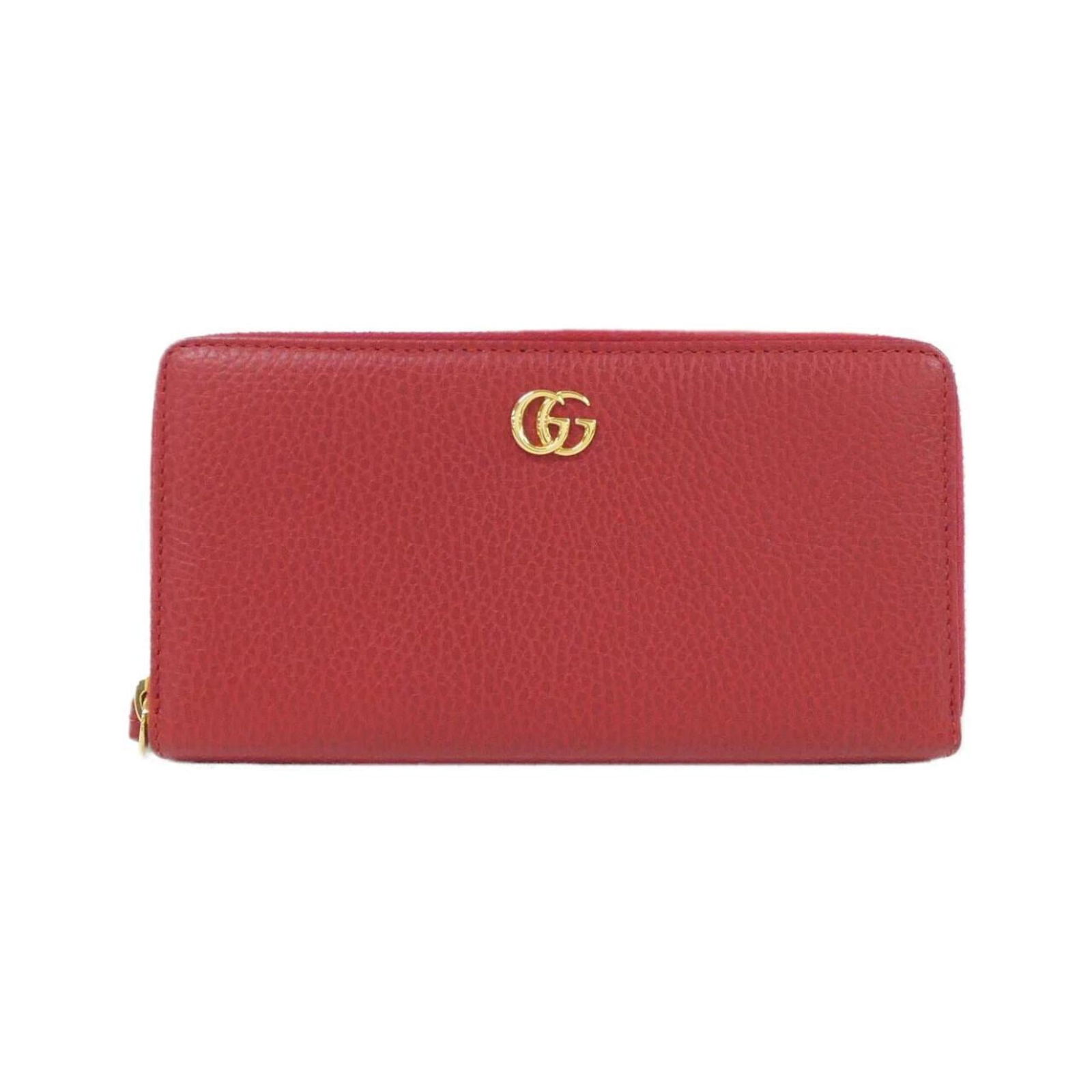 Gucci Bi-Fold Leather Wallet: Gucci Bi-Fold Leather Wallet A stunning Gucci bi-fold leather wallet in bold red, boasting classic design and premium quality. With its durable 10cm x 19cm size and sleek 2cm thickness, this long
